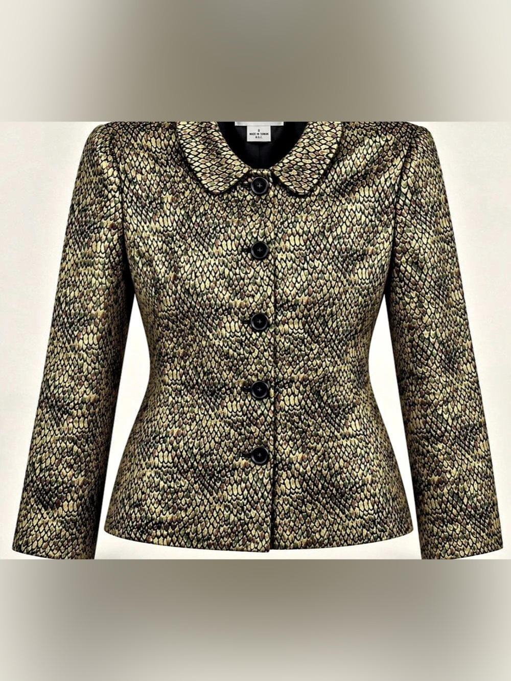 Vintage Snake print stunning blazer 49.00